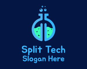 Split - Split Science Laboratory logo design