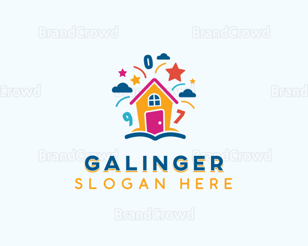 Kindergarten Preschool Daycare Logo