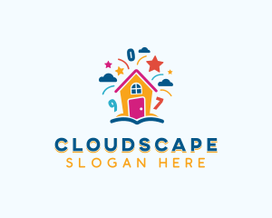 Clouds - Kindergarten Preschool Daycare logo design