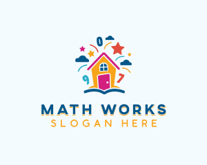 Math - Kindergarten Preschool Daycare logo design