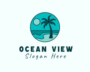 Island Beach Tourism logo design