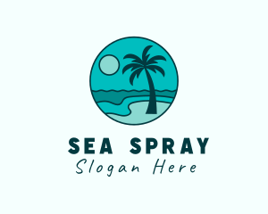 Island Beach Tourism logo design