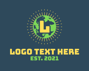 Earth Logo Maker | Create Your Own Earth Logo | Brandcrowd