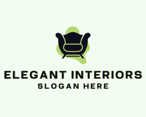 Couch Chair Furniture logo design