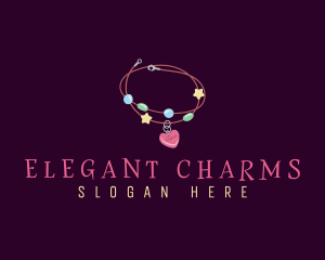 Necklace Beadwork Accessory logo design