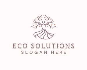 Environmental - Woman Tree Environmental logo design