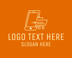 Booking App - Digital Mobile Cart logo design