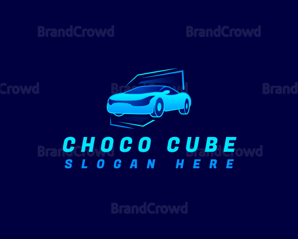 Race Car Automobile Logo