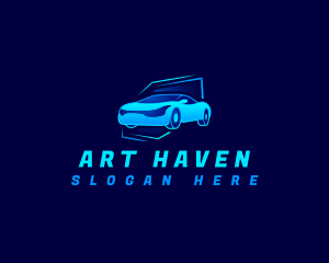 Race Car Automobile logo design