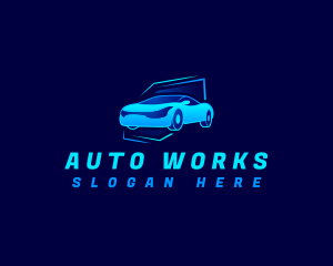 Automobile - Race Car Automobile logo design