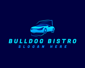 Race Car Automobile logo design