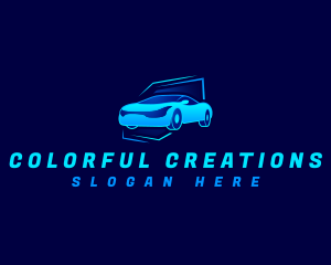 Race Car Automobile logo design