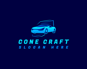 Race Car Automobile logo design