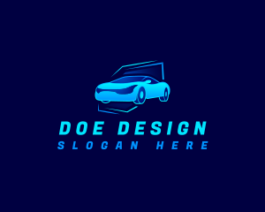 Race Car Automobile logo design