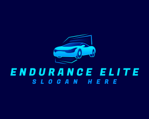 Race Car Automobile logo design