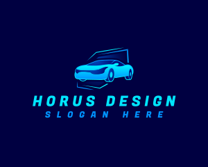 Race Car Automobile logo design