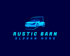 Race Car Automobile logo design