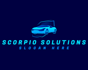 Race Car Automobile logo design