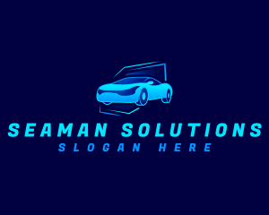 Race Car Automobile logo design