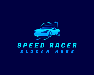 Race - Race Car Automobile logo design