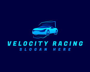 Race Car Automobile logo design