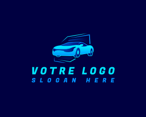 Racing - Race Car Automobile logo design