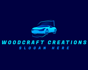 Race Car Automobile logo design