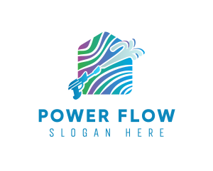 House Power Cleaning logo design