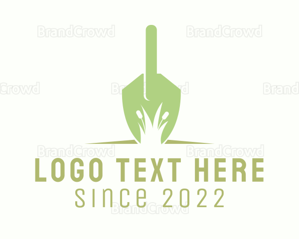 Shovel Lawn Maintenance Logo