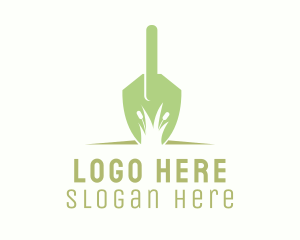 Shovel Lawn Maintenance  Logo