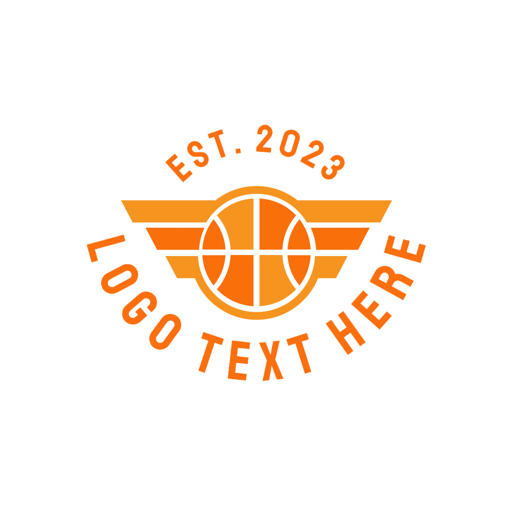 Basketball Wing Emblem Logo | BrandCrowd Logo Maker