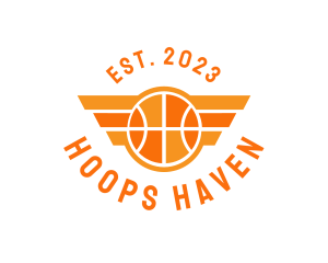 Basketball - Basketball Wing Emblem logo design