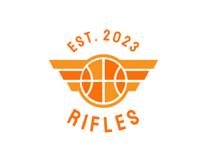 Basketball - Basketball Wing Emblem logo design