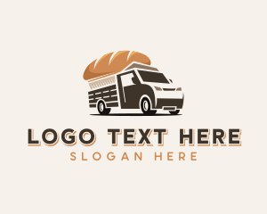 Food Trailer - Bread Vendor Truck logo design