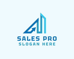 Sales - Real Estate Sales Arrow logo design