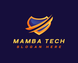 Shield Tech Security logo design