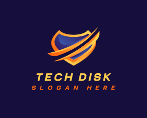 Shield Tech Security logo design