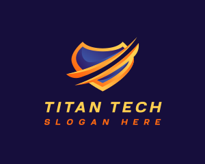 Shield Tech Security logo design