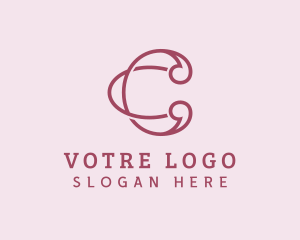 Commercial - Pink Premium Letter C logo design
