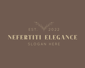 Gold Elegant Wordmark  logo design