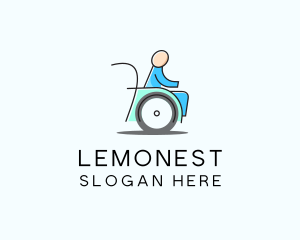 Wheelchair Disability Care Logo