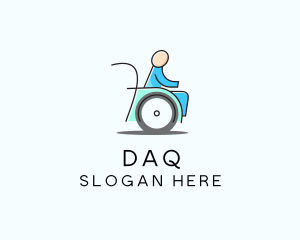 Wheelchair Disability Care Logo