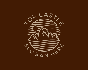 Mountain Travel Adventure Logo