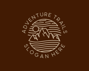 Mountain Travel Adventure logo design