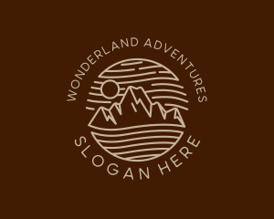 Mountain Travel Adventure logo design