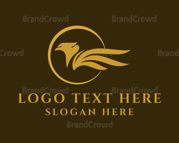 Luxury Eagle Bird Logo