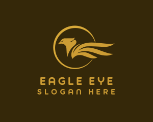 Luxury Eagle Bird logo design