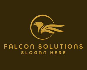 Luxury Eagle Bird logo design