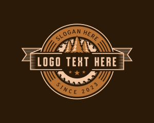 Chainsaw Woodwork Carpentry Logo