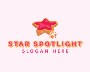 Sugar Star Cookie logo design